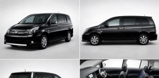 Toyota Isis из Японии семиместный минивэн с панорамной дверью и ценой около миллиона toyota isis купить